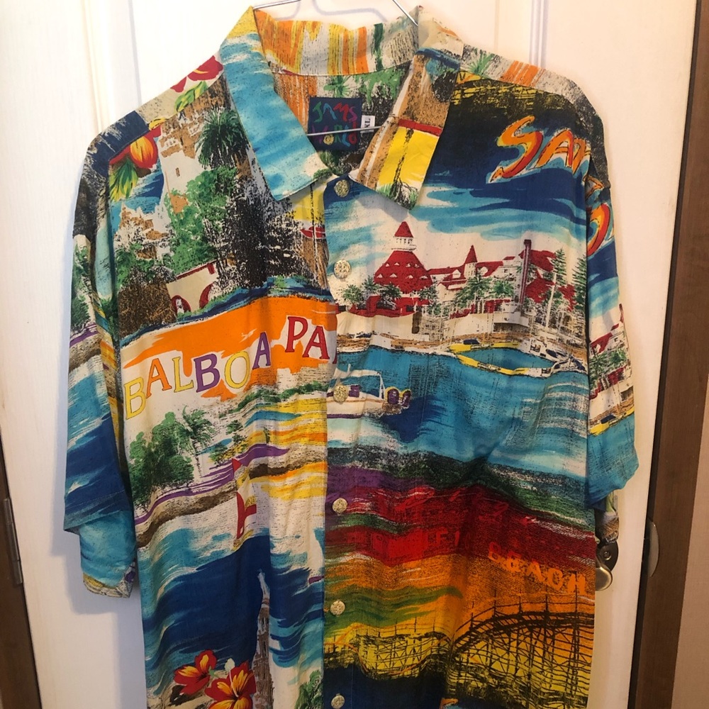 Vintage Jams World button down  Balboa San Diego